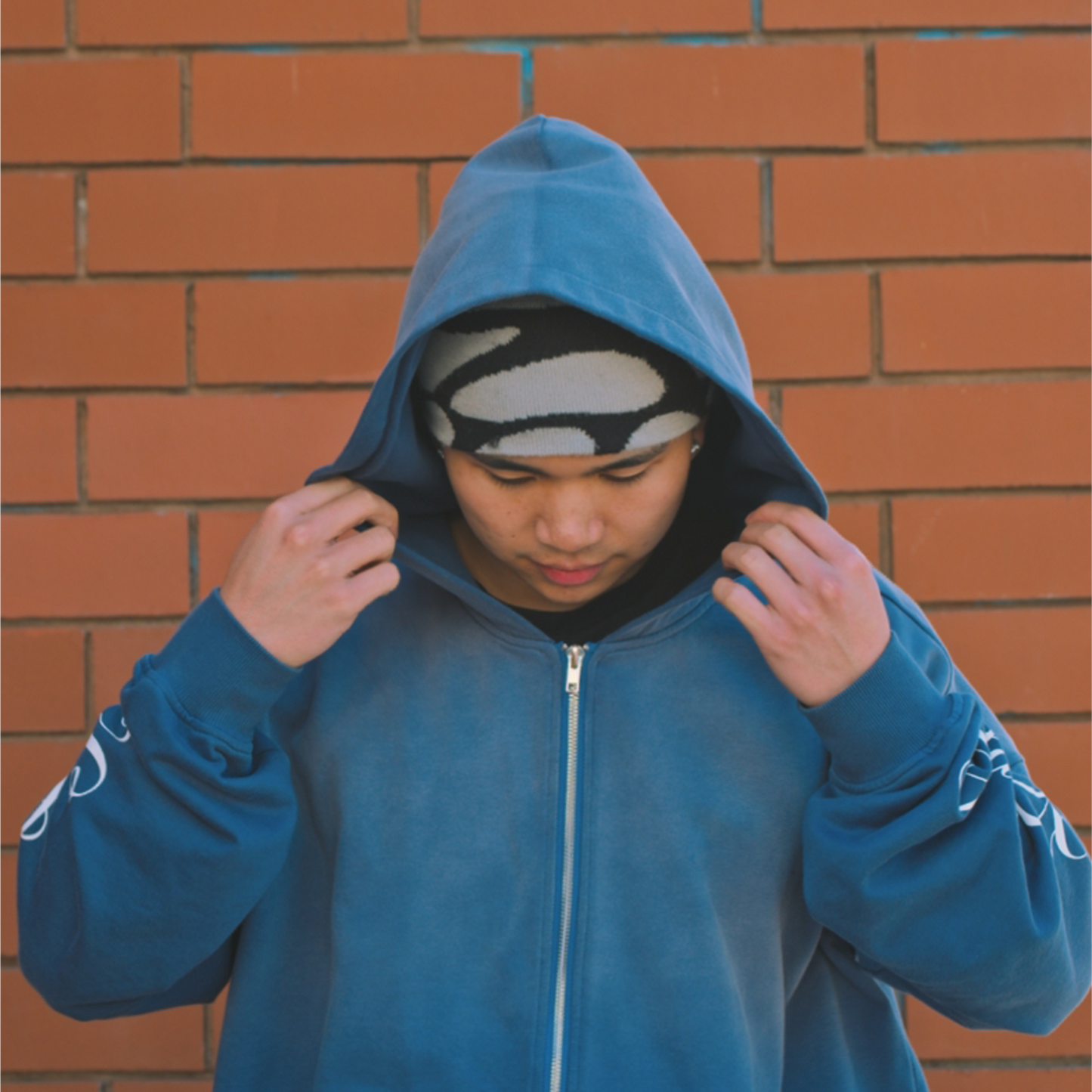 Camo Beanie (Black/Grey)