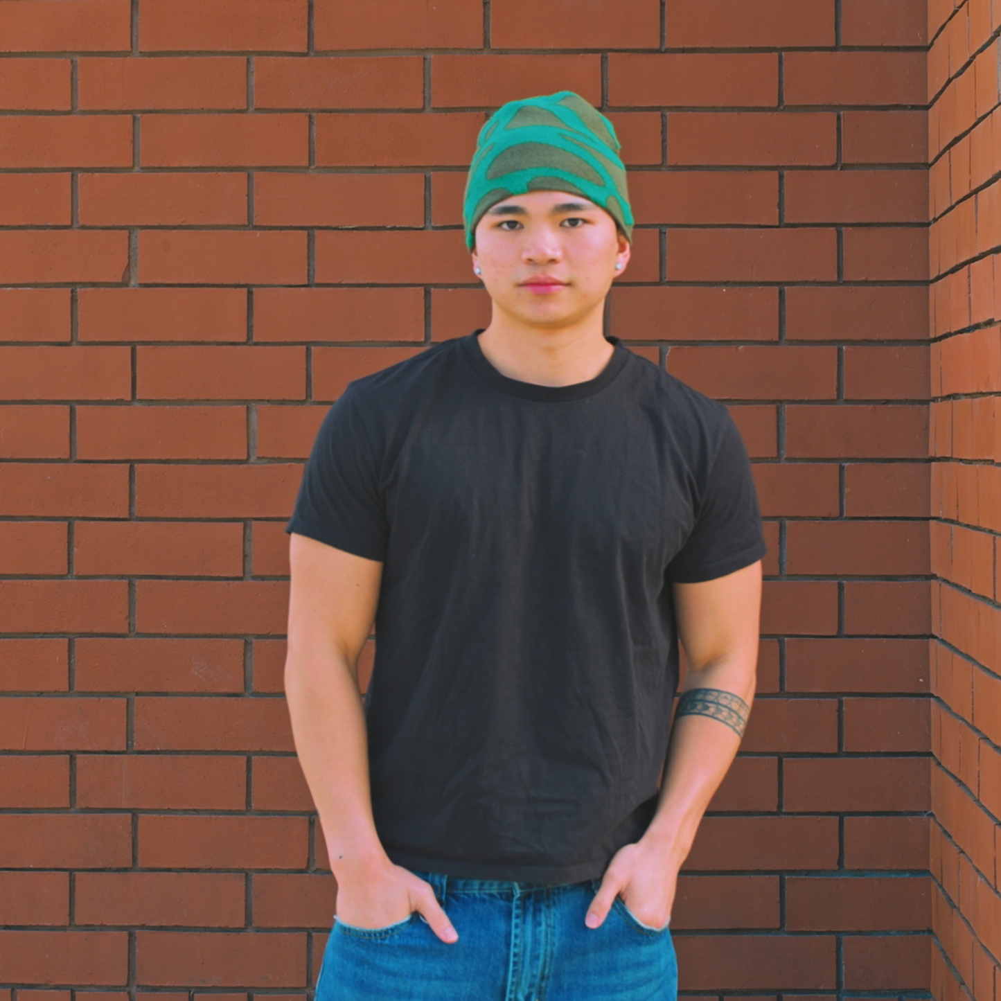 Camo Beanie (Green)